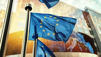 Zdjęcie flag Unii Europejskiej